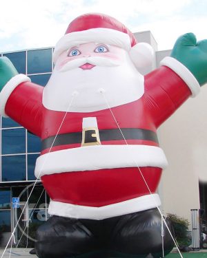 Santa Claus Giant Roof Top Balloon 20 Ft