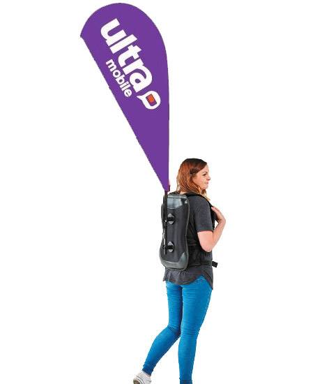 Ultra Mobile Backpack Flag