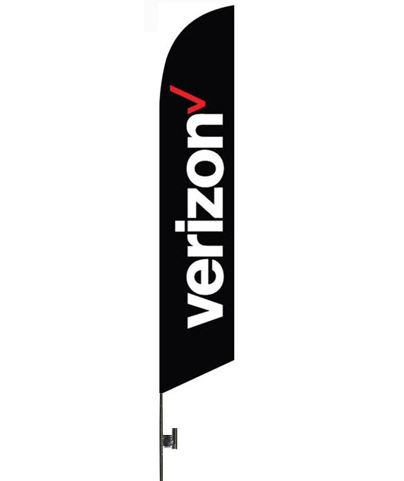 Verizon Wireless Feather Flag