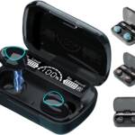 M10 Wireless Earbuds Bluetooth 5.1 TWS 2200mAh Charging Box in Ear Earphones True Stereo Sports Headphones Waterproof/Sweatproof Headsets with Microphone