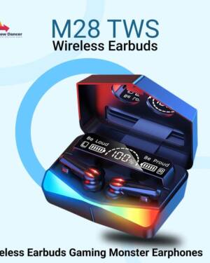 M28 Wireless Earbuds TWS Bluetooth 5.1 Gaming Monster Earphones | Touch Control Headphones Microphone - Image 5
