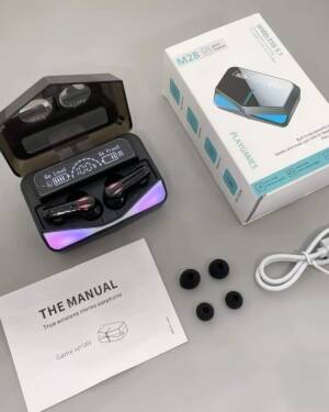 M28 Wireless Earbuds TWS Bluetooth 5.1 Gaming Monster Earphones | Touch Control Headphones Microphone - Image 3