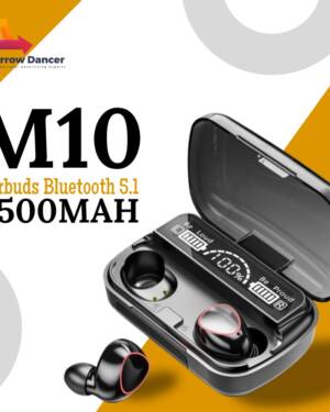 M10 Wireless Earbuds Bluetooth 5.1 TWS 2200mAh Charging Box in Ear Earphones True Stereo Sports Headphones Waterproof/Sweatproof Headsets with Microphone - Image 3