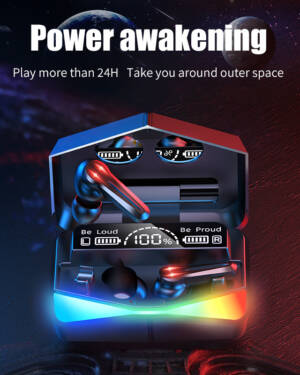 M28 Wireless Earbuds TWS Bluetooth 5.1 Gaming Monster Earphones | Touch Control Headphones Microphone - Image 4