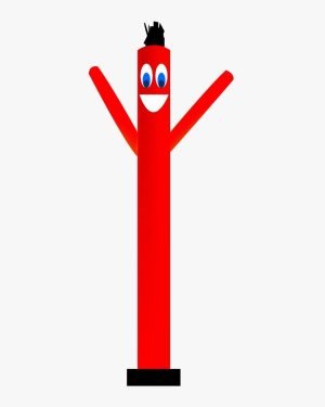 20Ft Solid Red Color Air Inflatable Dancer Tube Man | Market Your Products Event 20Feet Tall Sky Wacky Waving Inflatables Puppet Guy