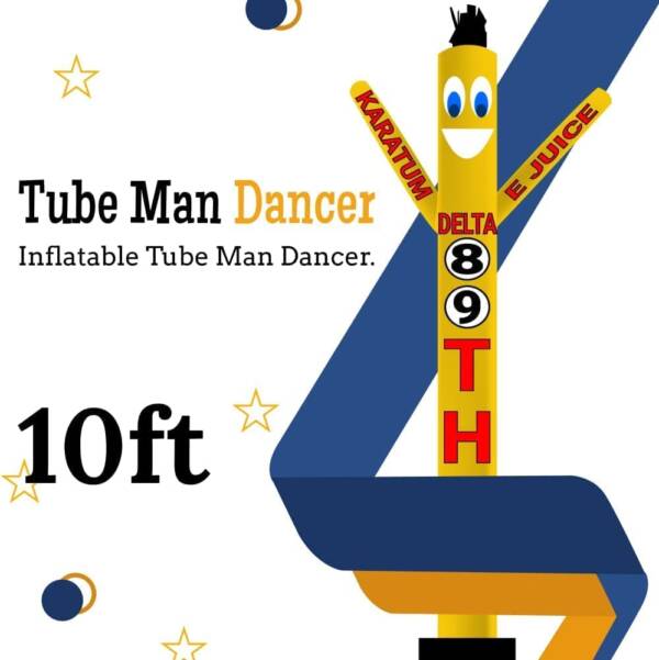 10Ft Delta 8 & 9 THC Inflatable Tube Man Air Dancer