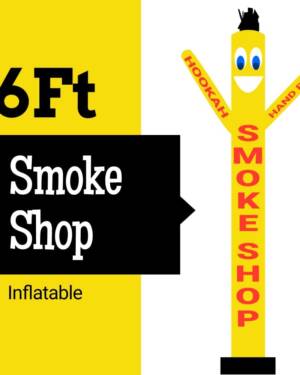 6Ft Tall Smoke Shop Air Inflatable Tube Man Dancer Without Arrow