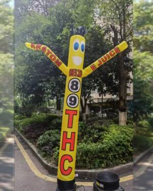 10Ft Delta 8 & 9 THC Inflatable Tube Man Air Dancer
