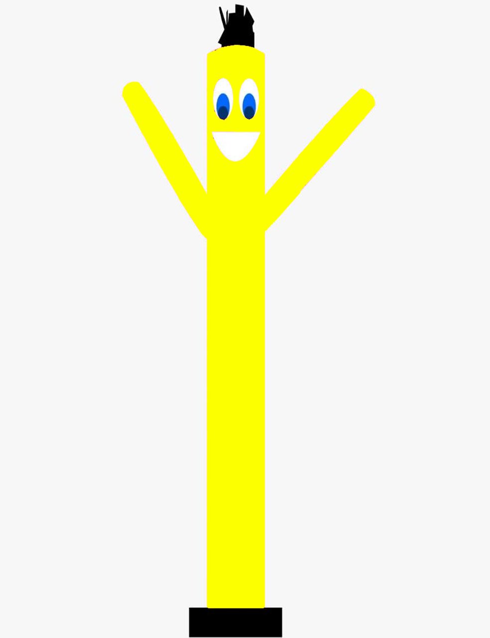 10Ft Solid Yellow Air Inflatable Dancer Tube Man