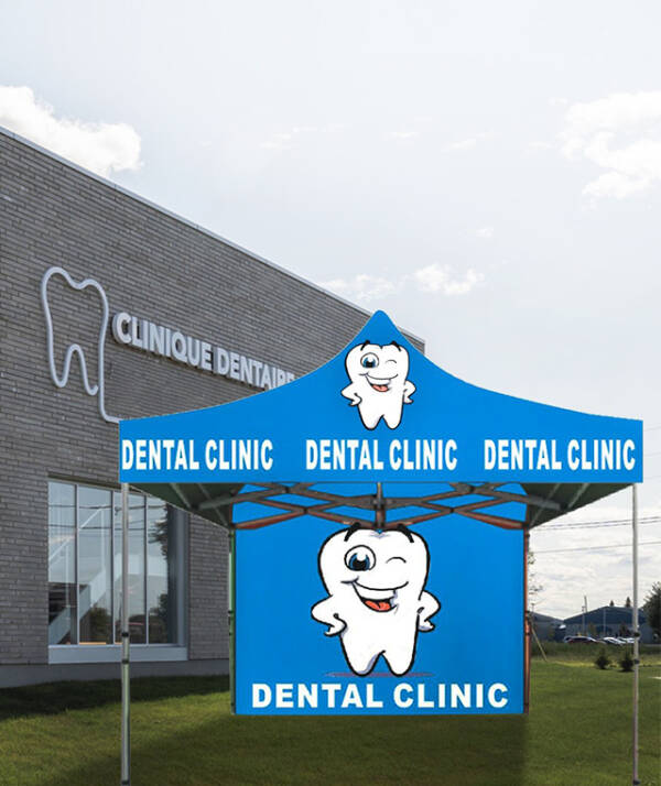 Dental Clinic Advertising Tent