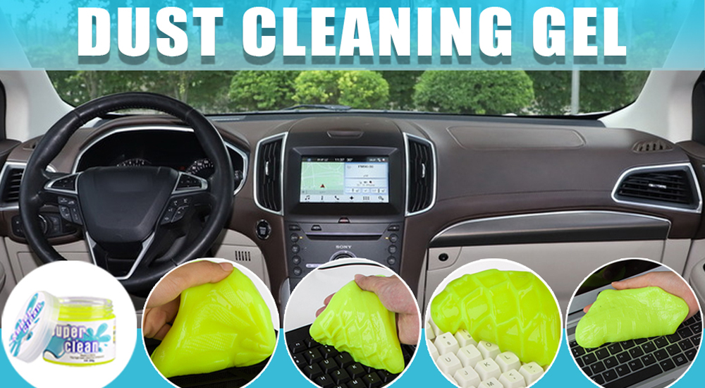 Car Cleaner Gel Slime For Cleaning Machine Auto Vent Magic Dust Remover Glue Computer Keyboard
