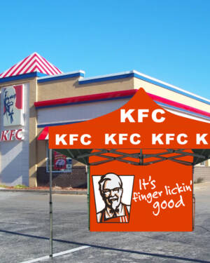 KFC POP UP TENT