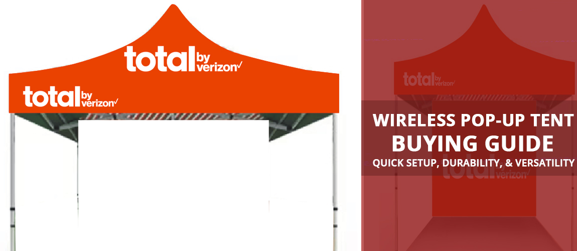 Total Wireless Pop-Up Tents by Arrow Dancer