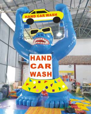 Car Wash Inflatable Gorilla