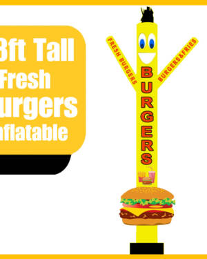 Fresh Burgers Air Inflatable Tubeman Dancer