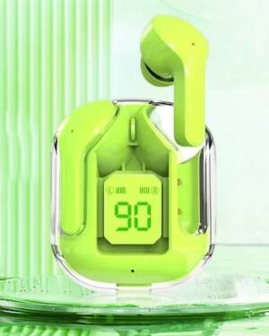 Crystal transparent earbuds