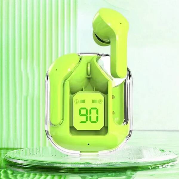 Crystal transparent earbuds
