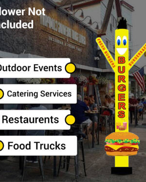 Fresh Burgers Air Inflatable Tubeman Dancer