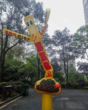 BBQ Ribs Air Inflatable Tube Man