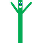Solid Green Air Dancer