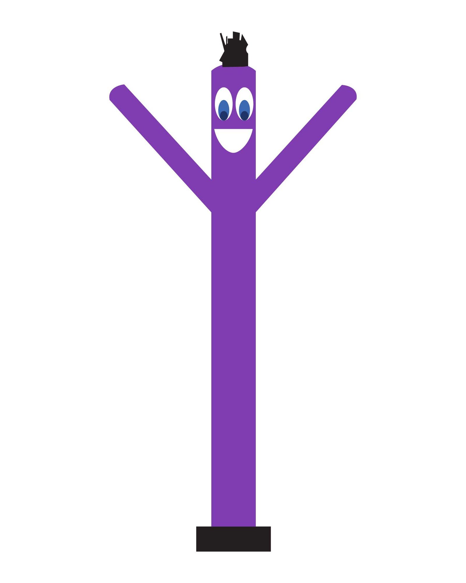 20FT Solid Purple Inflatable Air Dancer