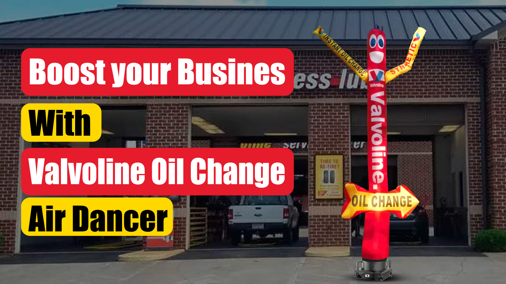 18ft Valvoline Oil Change Tube Man Dancer