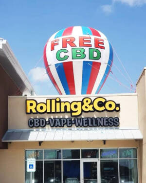 FREE CBD Roof Top Balloon