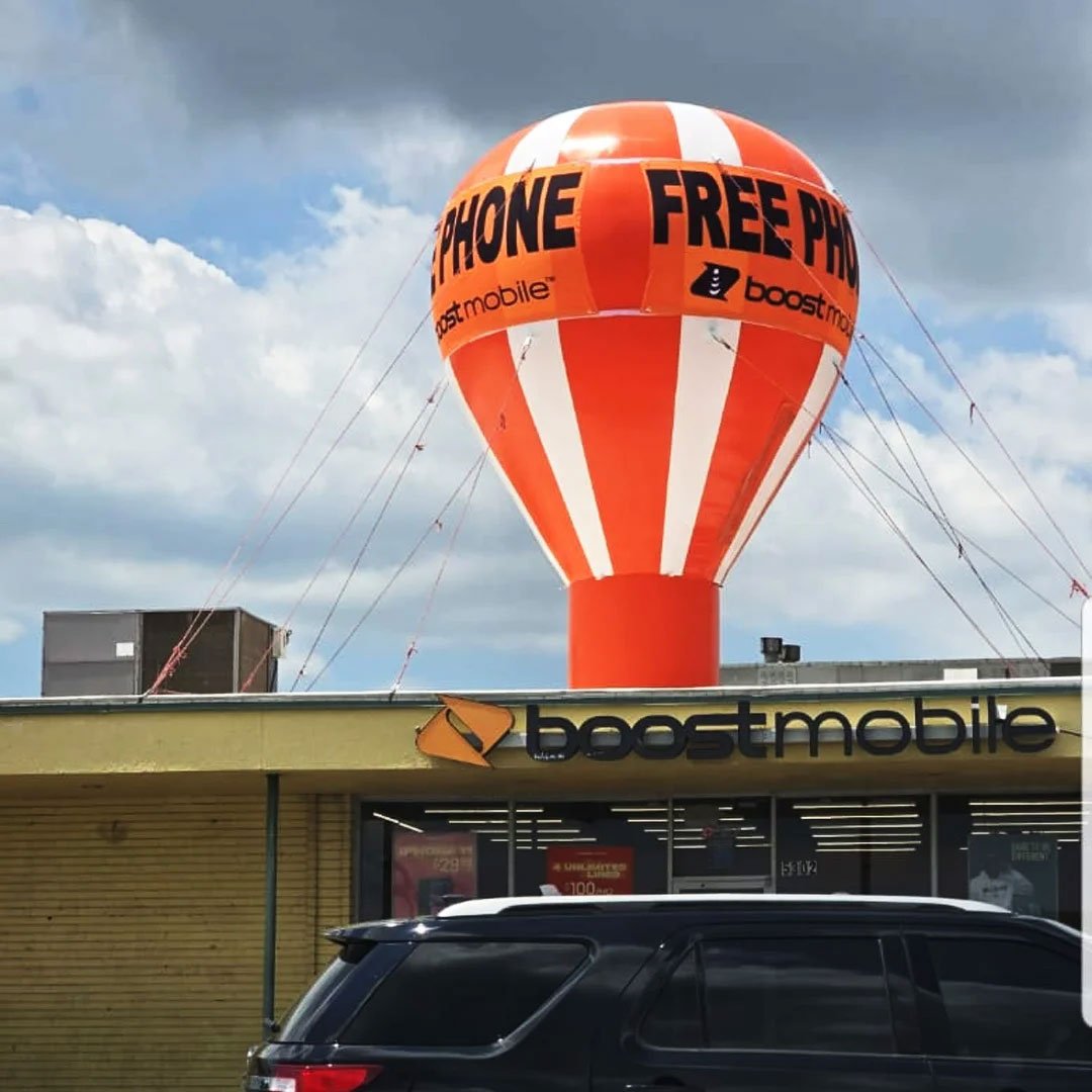 Free Phone Roof Top Balloon
