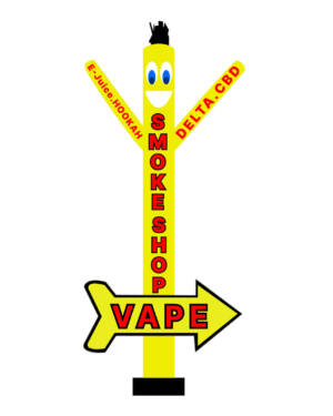 Vape Smoke Shop Tube Man