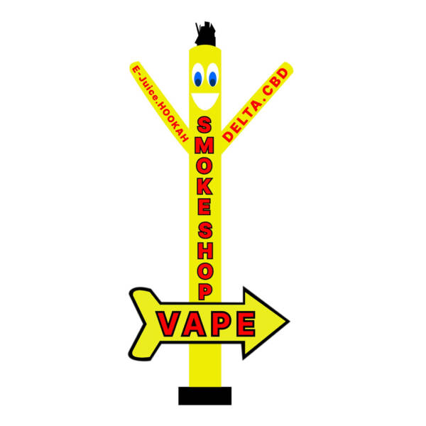 Vape Smoke Shop Tube Man