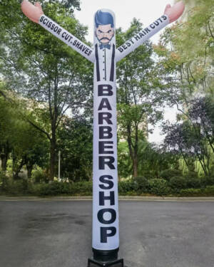 18ft Barber Shop Air Dancer Inflatable Tube Man (Without Blower) - Image 2