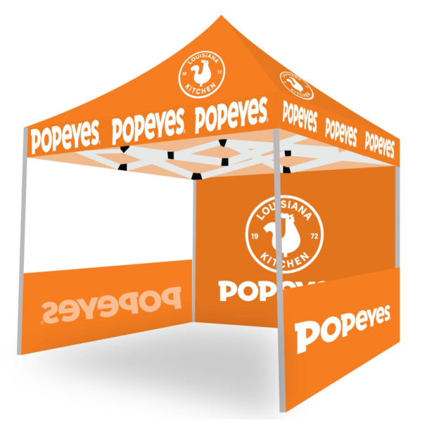Popeyes-10ft-Advertising-Custom-Canopy-Tent