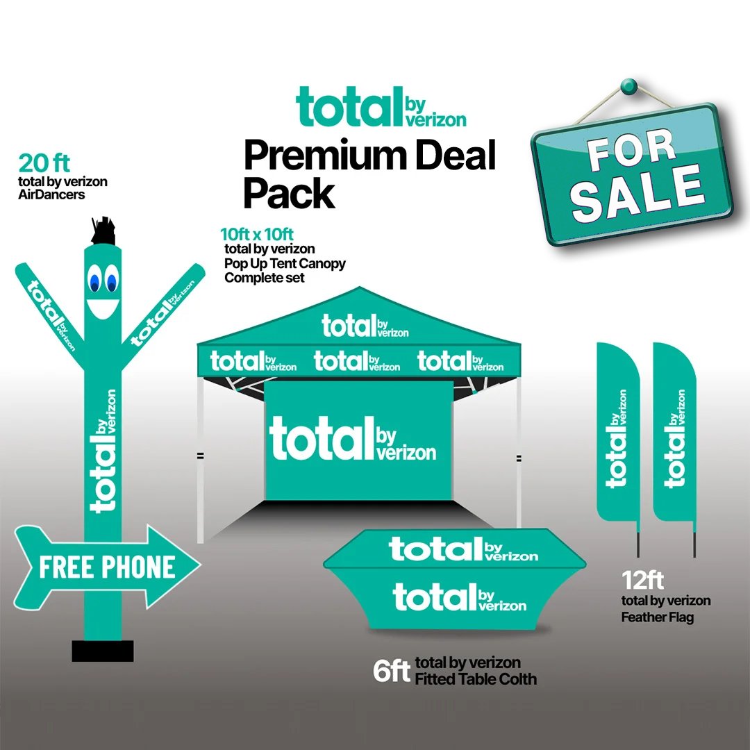 Total by Verizon Premium Deal Pack Cyan