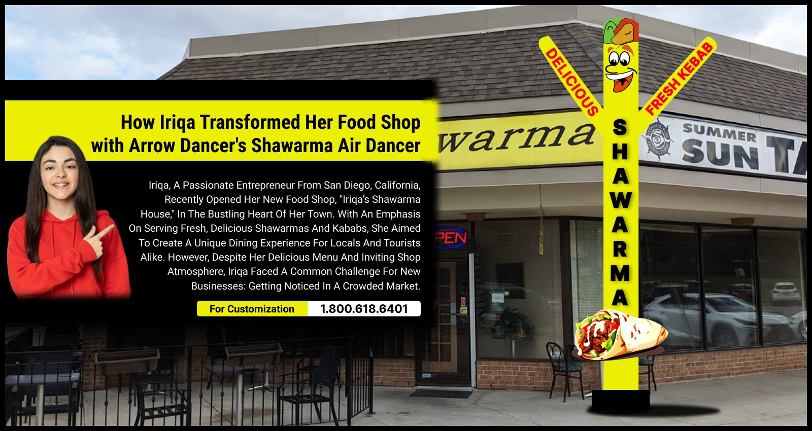 shawarma air dancer success story