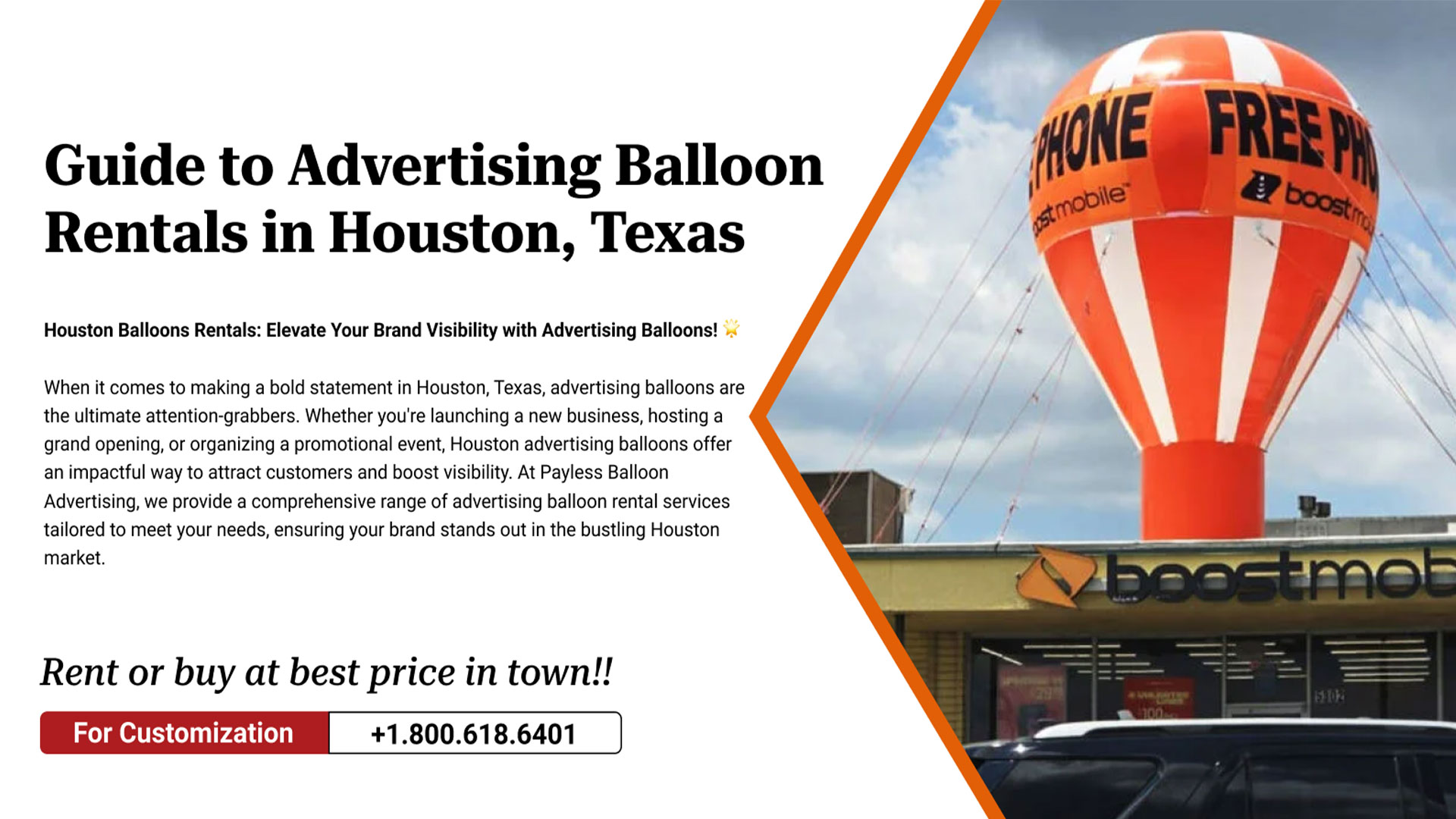 Giant Advertising Inflatable Huston