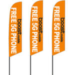 Boost Mobile Marketing Flag