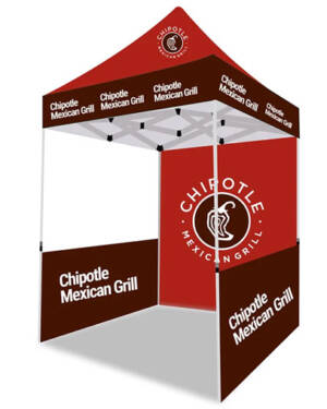 Chipotle Mexican Grill Canopy Tent