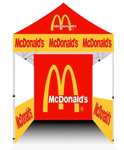 Custom McDonald’s Canopy Tent