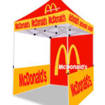 Custom McDonald’s Canopy Tent