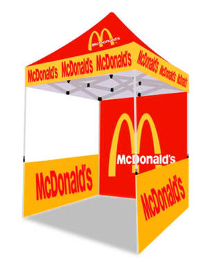 Custom McDonald’s Canopy Tent