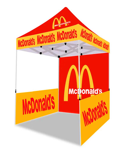 Custom McDonald’s Canopy Tent