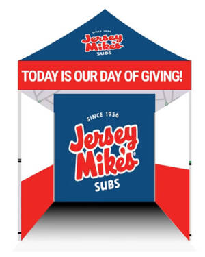 Jersey Mike's Subs Canopy Tent