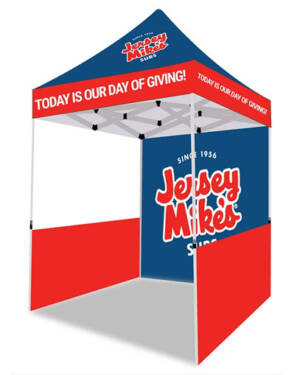 Jersey Mike's Subs Canopy Tent