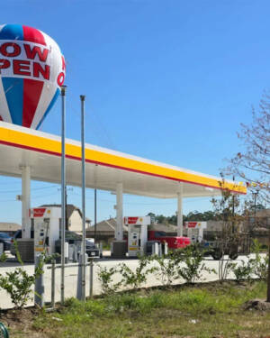 22Ft Now Open Giant Roof Top Advertising Inflatable Balloon | BUY OR RENT - Image 2