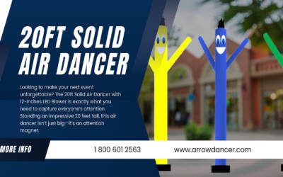 20ft Solid Air Dancer with LED Blower