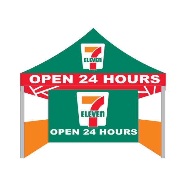 7-Eleven 10x10 Outdoor Advertising Canopy Tent