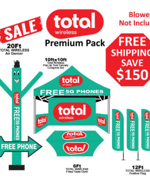 Total by Wireless Premium Pack - With Arrow - 10x10 Tent