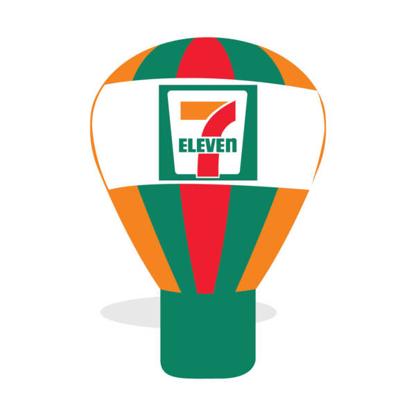 7-Eleven Giant Rooftop Advertising Balloon