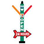 7-Eleven Inflatable Air Dancer with Arrow Sign