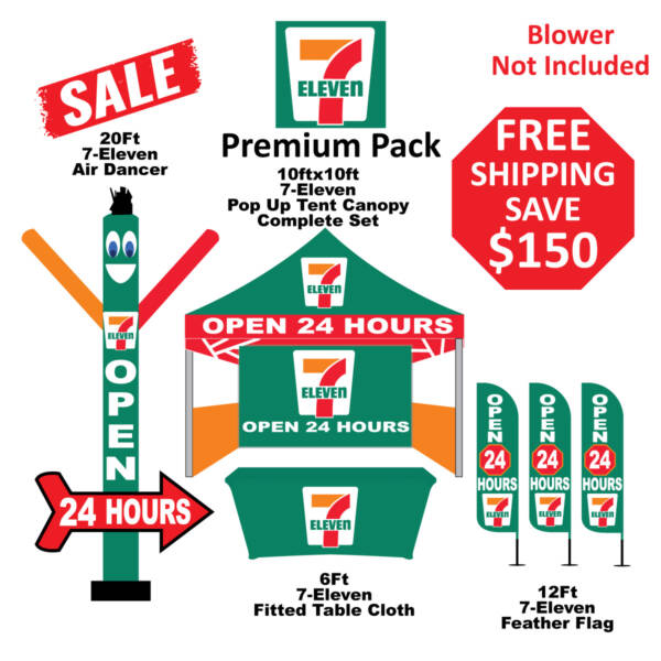 7-Eleven Outdoor Marketing Premium Pack Deal with 10x10 Canopy Tent